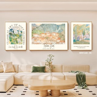  Set tranh treo tường chủ đề Vangogh NEW1240 - Bộ 3 tranh treo tường phong cách nghệ thuật Vangogh mới 