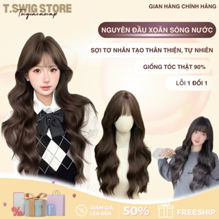 Tóc Giả IAN, tóc giả nguyên đầu gợn sóng nước thời trang cao cấp
