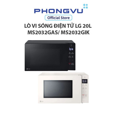 Lò vi sóng LG NeoChef 20L MS2032GAS / MS2032GIK - 700W - 10 mức công suất - Bảo hành 12 tháng
