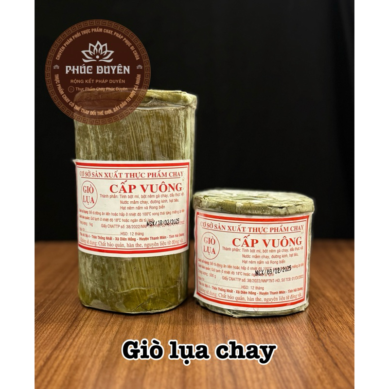 Giò lụa chay [Ship hoả tốc HN]