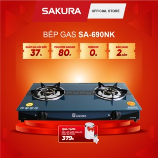 Bếp Gas Đôi SAKURA SA-690NK - Bảo Hành 24 Tháng Chính Hãng