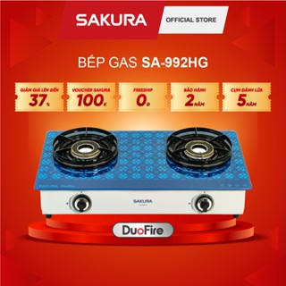 Bếp Gas đôi Lửa Xoáy Kép Sakura SA-992HG - Bảo hành chính hãng 24 tháng - Chỉ có tại Sakura