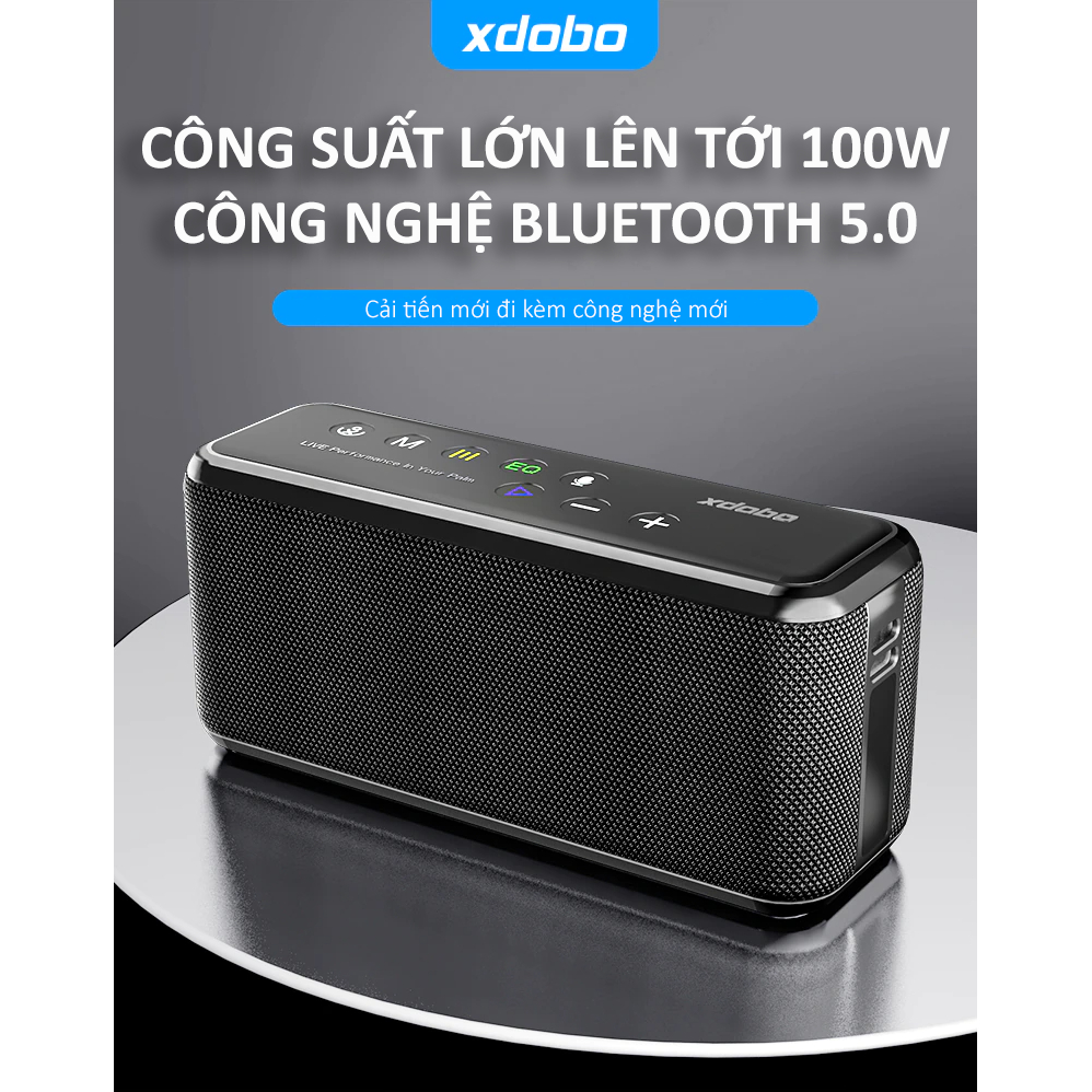 Loa Bluetooth 5.0 Di Động Xdobo X8 Max công Suất 100W, Chống Nước IPX5, Hỗ Trợ EQ, Thẻ TF Cổng AUX | BigBuy360 - bigbuy360.vn