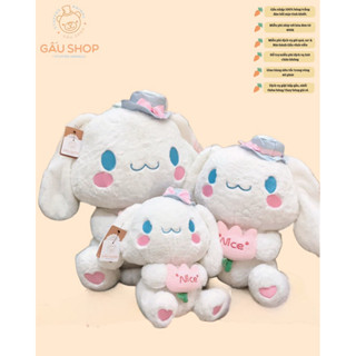 Gấu bông Thỏ Cinnamoroll - Thỏ bông 3 kiểu dáng hàng nhập cao cấp – size 40cm 50cm 60cm 80cm – quà tặng bạn gái xinh đẹp