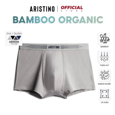 Quần lót boxer nam ARISTINO kiểu sịp đùi cao cấp cotton mềm mại thoáng mát chính hãng - ABX056