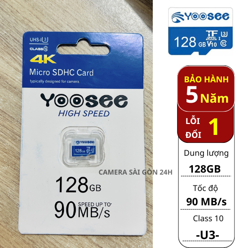 Thẻ Nhớ Yoosee 128GB /64GB /32GB Tốc Độ Cao, Class 10, Chuyên Dụng Camera, Loa Đài, Điện Thoại - Thẻ
