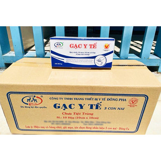 ✅ Gạc y tế Dongphaco 10cm x 10cm x 8 lớp (HỘP)
