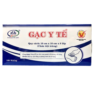 ✅ Gạc y tế Dongphaco 10cm x 10cm x 8 lớp (HỘP)