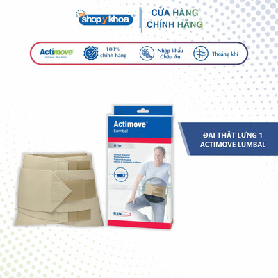 Đai Thắt Lưng Actimove Lumbal, Màu Da - Nhập Khẩu Châu Âu