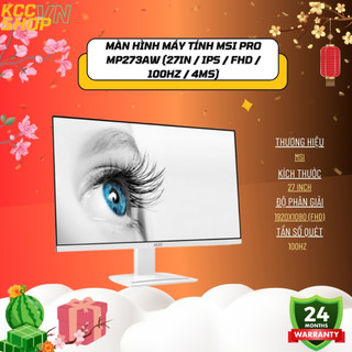 Màn hình máy tính MSI PRO MP273AW (27in / IPS / FHD / 100Hz / 4ms) - Bảo Hành 24 Tháng