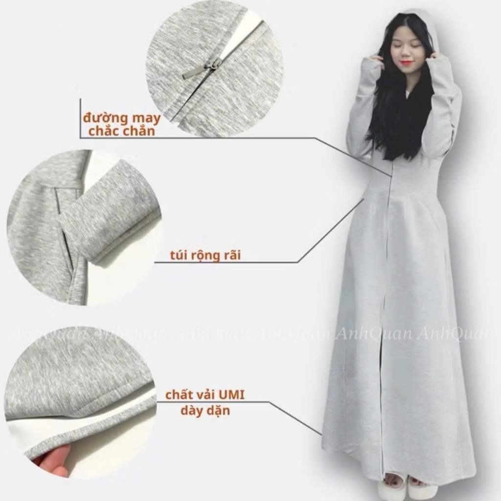 Áo Chống Nắng Toàn Thân Nữ 2 Lớp Dáng Croptop Cao Cấp Chống Tia UV Vải Umi Cotton Dày Dặn,Mềm Mịn,Co Dãn 4C | BigBuy360 - bigbuy360.vn