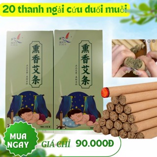 combo 20 thanh ngải cứu đuổi muỗi (hàng chuẩn) an toàn cho cả gia đình cả trẻ em và mẹ bầu