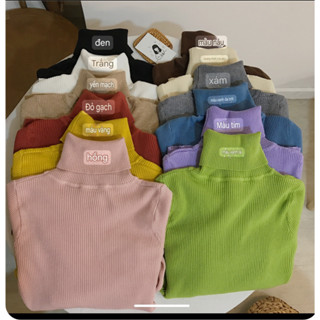 Áo Len Cổ Lọ Tay Dài, Áo Tăm Len Pha Lông Hàng Quảng Châu Cao Cấp(Bán chạy 4 năm bị xóa)