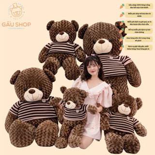 Gấu bông khổng lồ ❤️ Teddy áo len ❤️ Big Size hàng cao cấp lông mịn (Hình thật chụp tại shop CMT8) FREESHIP