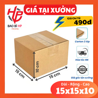 15x15x10 1 hộp carton đóng hàng