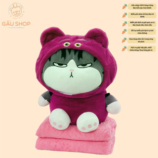 [Bán Chạy] Gấu bông ❤️ Gối mền 2in1 ❤️ Gấu kèm chăn đủ mẫu lông nhung bông siêu mềm mịn FREESHIP FREE GÓI QUÀ