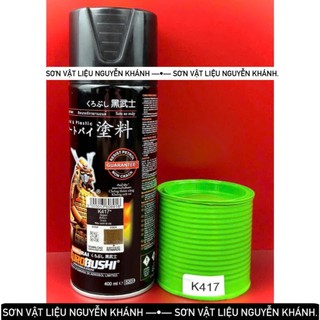 K417-sơn xịt samurai màu xanh lá cây
