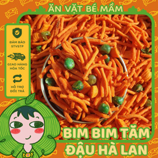 [ 500g ] Bim Bim Tăm Đậu Hà Lan Ngon Đặc Biệt, Snack Que Bim Tăm Thái, Ăn Vặt Bé Mầm