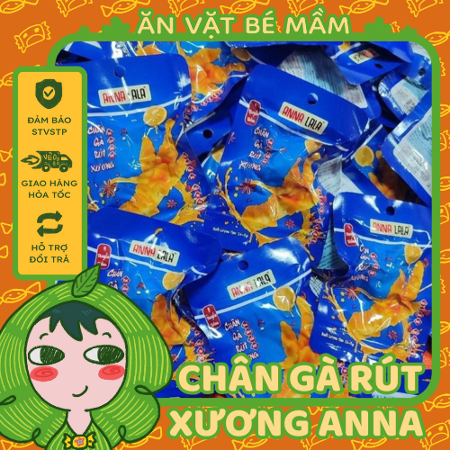 Combo 5 cái Chân Gà Rút Xương Siêu Ngon ANNALALA HEY YO CM FOODS Siêu Ngon, Thơm Giòn - Ăn Vặt Nhà M