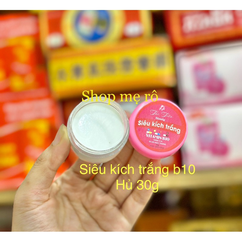 lẻ 1 hủ kem siêu trắng vitamin B10 hủ 30gram