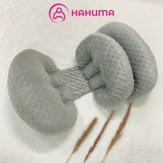 Gối Bà Bầu Cánh Tiên Hahuma – Vải Nhung Hạt Đậu Mềm Mịn, Có Điều Chỉnh, Nâng Đỡ Lưng Bụng Êm Ái