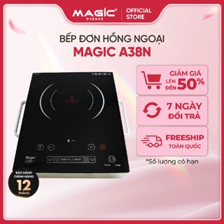 Bếp hồng ngoại Magic A38N, bếp đơn, công suất 2000W, 2 vòng nhiệt - Hàng chính hãng.