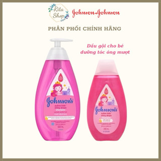   Hàng Công Ty  Dầu Gội Cho Bé Gái Johnson’s Dưỡng Tóc Óng Mượt 200ml  màu hồng  