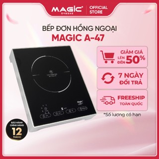 Bếp hồng ngoại Magic A47, công suất 2000W, mặt kính Ceramic - Hàng chính hãng.