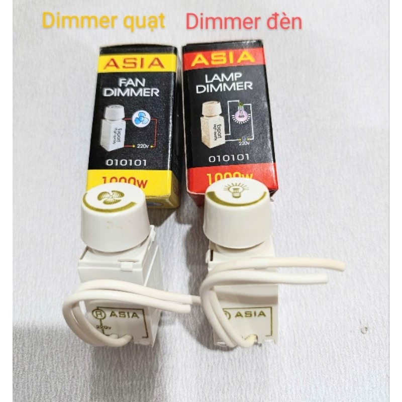 Dimmer đèn và Dimmer quạt treo trần lắp âm 1000W