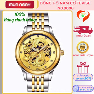 Đồng hồ Nam Tevise 9006 dây thép, chạy 3 kim-Tặng Hộp, Vòng Tay