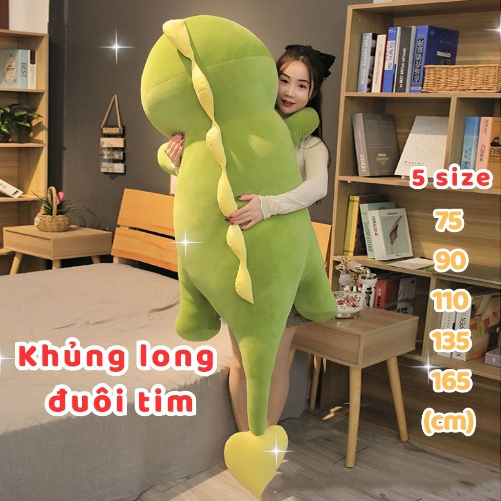 (Hỏa tốc 2h) Gấu bông khủng long, gấu ôm nằm, gấu dài cute TA STORE