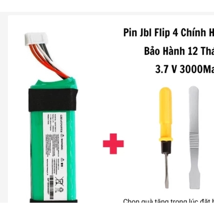 Pin Flip 4 chính hãng.Thay pin loa bluetooth JBL Flip 4. Linh kiện 2Mshop+Giá thấp nhất