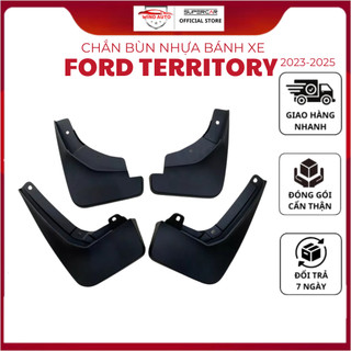 Chắn Bùn Bánh Xe Ford Territory 2023 2024 2025 2026 Mẫu nhựa dẻo, hạn chế bùn đất bắn lên xe