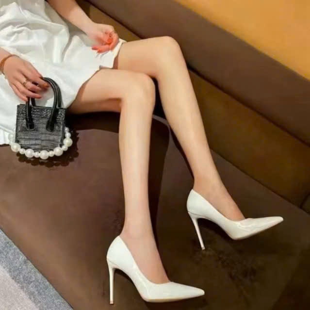 (Chân to tròn tắng 1 size) GIÀY CAO BÍT MŨI DA BÓNG TRƠN CAO 7CM-9CM dành cho Nàng đi chơi đi tiệc đây ạ Shoes Nữ | BigBuy360 - bigbuy360.vn