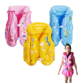 Áo Phao Bơi Cho Bé Trai Bé Gái Mẫu Hoạt Hình Từ 2-12 Tuổi Tùy Chọn Màu
