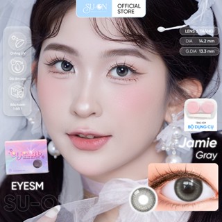 Lens xám tây DOLLRING JAMIE GRAY chính hãng EYESM | 6 tháng | Kính áp tròng cận SUONLENS
