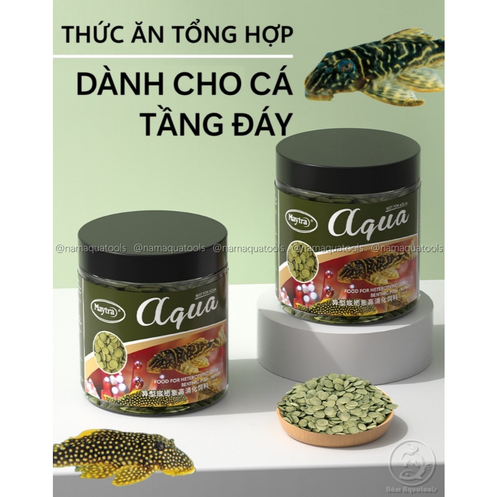 Thức Ăn Cá Cảnh AQUA | Thức Ăn Dành Cho Pleco, Cá Chuột và Các Loại Cá Tầng Đáy Khác