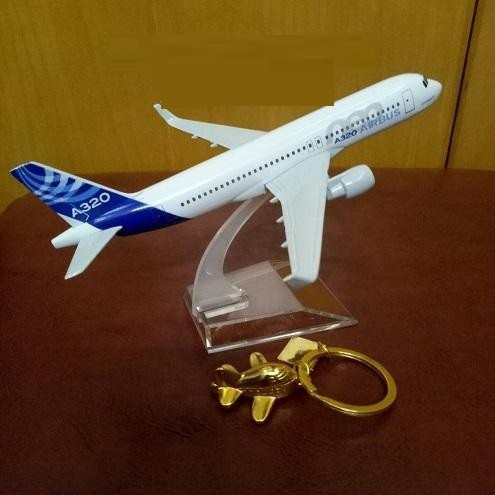 Máy bay mô hình tĩnh Airbus A320 NEO 16cm