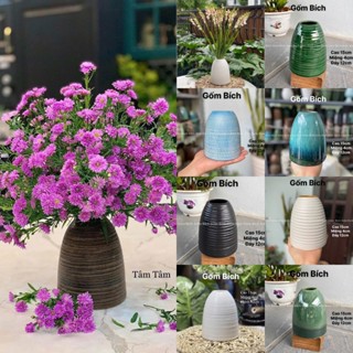 Bình Hoa Dáng Chuông Nhỏ Lọ Hoa Mini Để Bàn Decor Trang Trí Đẹp Gốm Sứ Bát Tràng - Gốm Bích