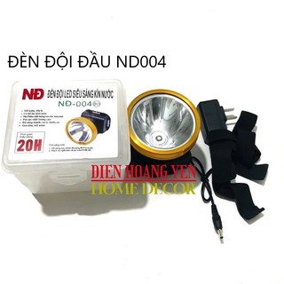 Đèn pin đội đầu led NĐ 004 chóa đèn lớn 8cm