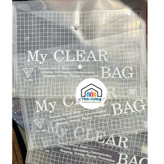  BÌA NÚT F4 MY CLEAR BAG  NHỰA PE TRONG SUỐT KO THẤM NƯỚC XẤP 12 CÁI DÀY 