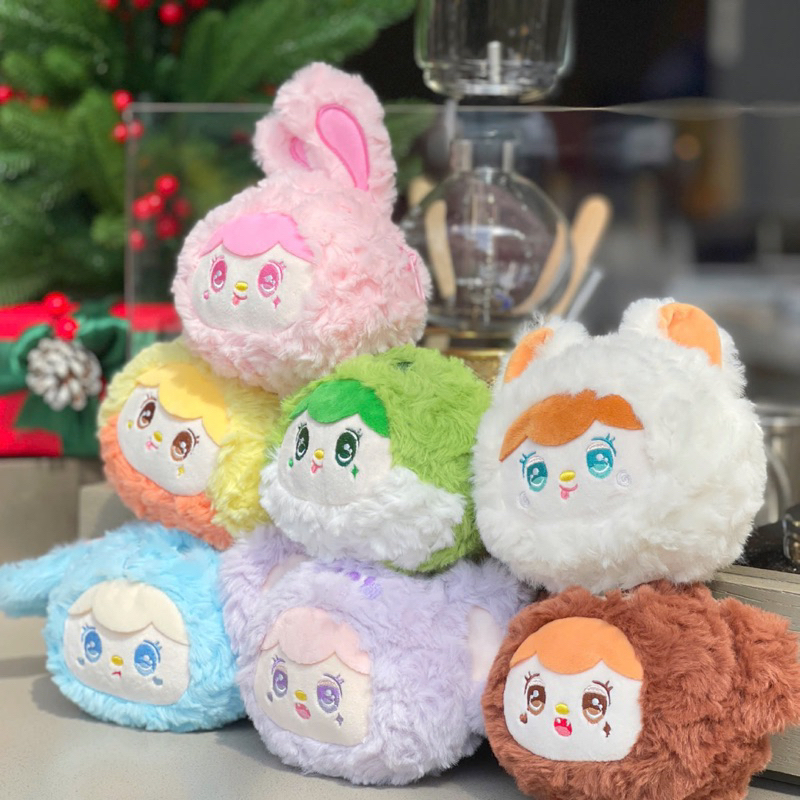 (Size To - Tặng 1 set sticker bb3) Móc Khoá Ví Bông Loại To, Babythree, Làm Móc Khoá, Đựng Tiền…Hàng