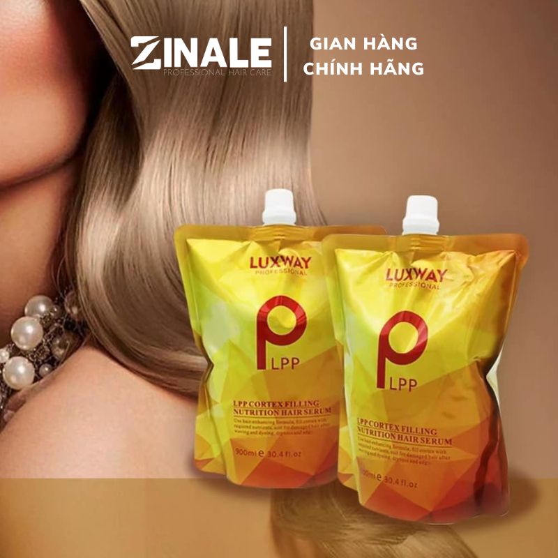 Hấp vàng ủ phục hồi tóc LPP Collagen phục hồi hư tổn chuyên sâu 900ML