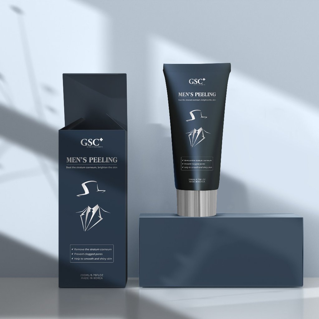Combo Dược Mỹ Phẩm Nam GSC For Men (Tẩy Da Chết & Xịt Khoáng) - CÔNG THỨC 1 PHÚT Sạch Mụn, Giảm Thô 