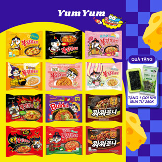 Mì Cay SamYang Hàn Quốc 140g, Mì Hàn Quốc các vị Cay, Pho mai, Chua cay, Hoa hồng rose, Cream, Carbonara,.. - Yumyum