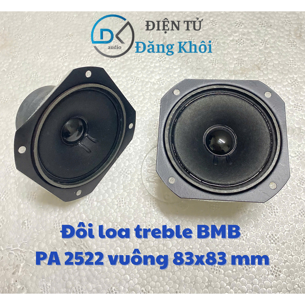 Đôi Loa Treble BMB PA 2522 Vuông 83x83mm - 60W - Từ Kép Xịn