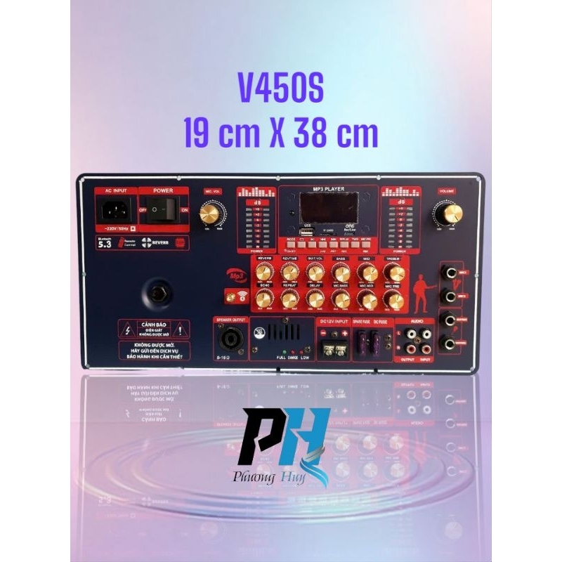 Mạch loa kéo công suất lớn T600S, T550S, T400S, V450S  Kích thước 19 x 38 - Điện tử Phương Huy -