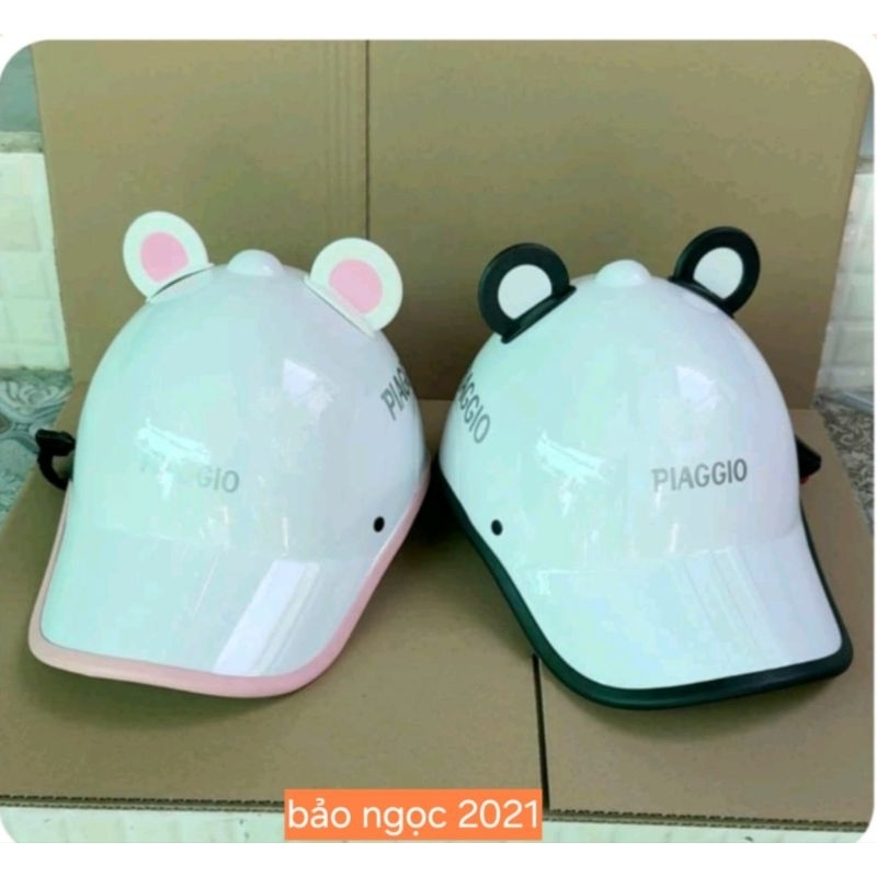 Nón kết lưỡi trai nữ piago ( có khoét sau) Tặng kèm tai gấu