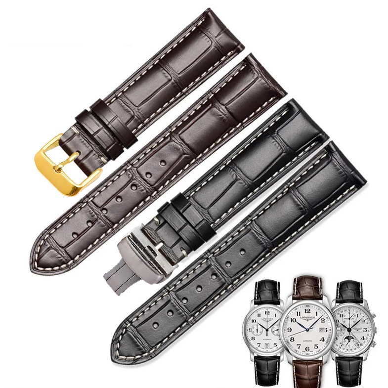 Dây đồng hồ longines thay thế dây cũ 19mm 20mm 21mm 22mm dây longines 19 20 21 22 mm