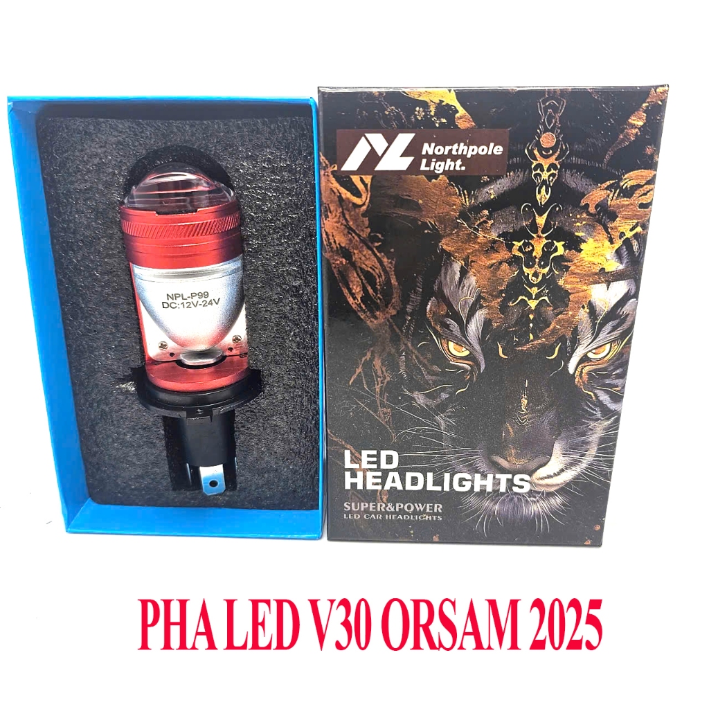 Đèn Pha Bi Cầu V30S Ultra H4 Lắp Ô tô Xe Máy Pha Bi Cầu Chống Chói Cắt Sáng R02